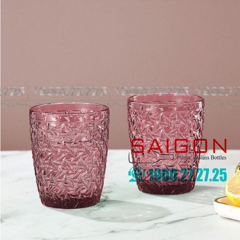 Ly Thủy Tinh Deli Beyond The Time Prink Rock Glass 300ml | Deli DSKB172-1P , Thủy Tinh Cao Cấp