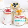 Hũ Thủy Tinh Pudding Lùn | Nắp Nhựa , Tùy Chọn Dung Tích