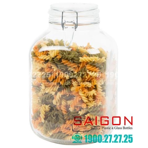 Hũ Thủy Tinh Libbey Infusion Jar 143.73 oz Nắp Cài | Libbey 17214624 , Nhập Khẩu USA