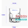 Ly Thủy Tinh Deli Centra Trụ 300ml | Y5170-2 , Thủy Tinh Cao Cấp