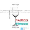 Ly thủy tinh Pha Lê IDELITA Diamond Red Wine Crystal Glasses 540ml | IDELITA 83BJ54