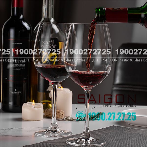 Ly thủy tinh Pha Lê IDELITA Seine Red wine Crystal glasses 510ml | IDELITA 96CB51