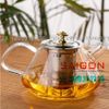 Bình Thủy Tinh Chịu Nhiệt Delisoga Borosilicate Glass Pitcher 1000ml Nắp Inox | DELI GPH21 , Thủy Tinh Cao Cấp