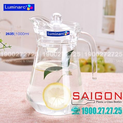 Bình Thủy Tinh Luminarc ARC 1000ml | Luminarc G2635 , Thủy Tinh Cao Cấp