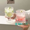 Ly Thủy Tinh INS có Chân Strip Empilable Cocktail Glass 230ml | INS.JYGB6 ,  Thủy Tinh Cao Cấp