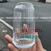 Ly Thủy Tinh Sọc Deli Strip Can Glass 460ml | Deli JS5177B , Thủy Tinh Cao Cấp