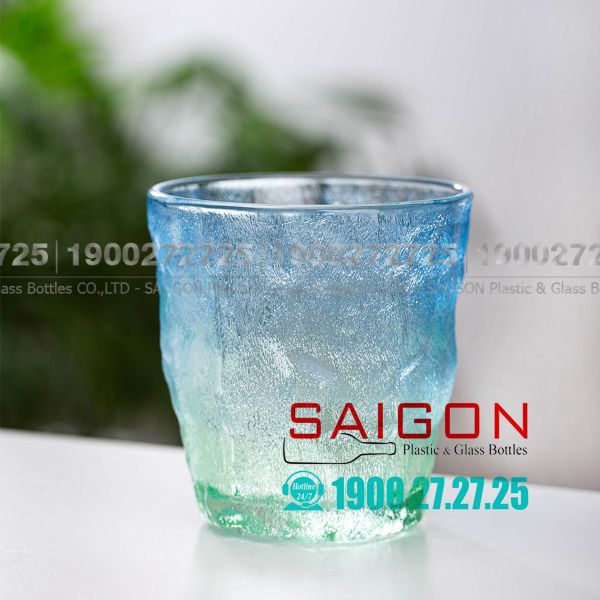 Ly Thủy Tinh Deli Soda Lime Bule Rock Glass 260ml | DELI KB047-1B, Thủy Tinh Cao Cấp