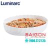 Khay Nướng Thủy Tinh Luminarc Smart Cuisine Trianon Oval ( 36cm*29cm ) | Luminarc P4637, Thủy Tinh Trắng sữa Cao cấp Nhập Khẩu Pháp