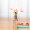 Bình Hoa Thủy Tinh Libbey Tall Cylinder Vase 9.7'' * 6.2'' | Libbey 2557 , Nhập Khẩu USA