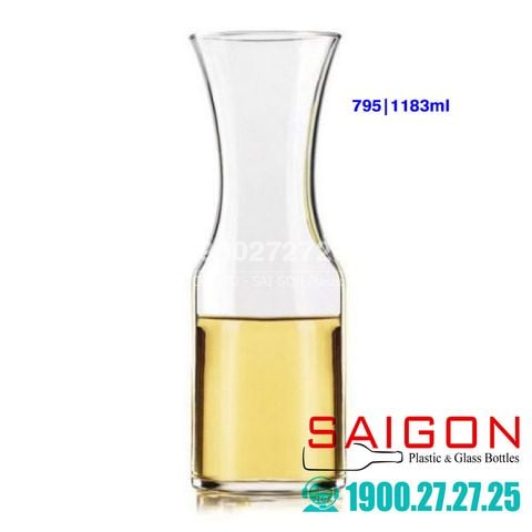 Bình Rót Thủy Tinh Libbey Decanter 1183ml | LIBBEY 795 , Nhập Khẩu USA