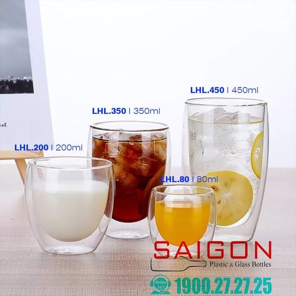 Ly Cách Nhiệt 02 Lớp 450ml | 350ml | 200ml