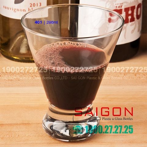 Ly Libbey Cosmopolitan Wine Glass 296ml | LIBBEY 401 , Nhập Khẩu USA