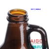 Bình Thủy Tinh Libbey Amber Growler With Lid 1888ml | Libbey 70217 , Nhập Khẩu USA