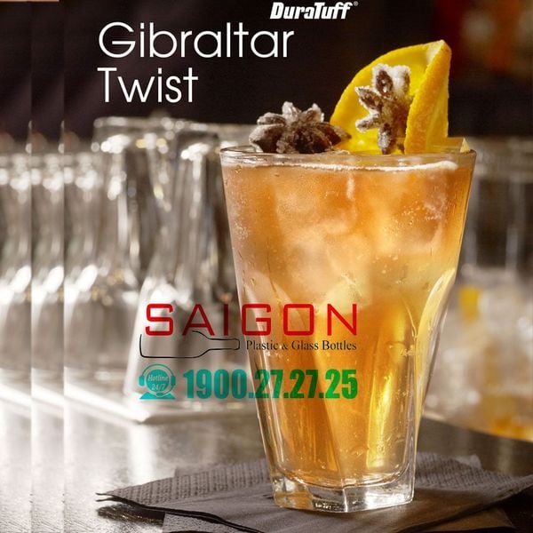 Ly Libbey Gibraltar Twist Beverage 355ml | LIBBEY 15747 , Thủy Tinh Cường Lực