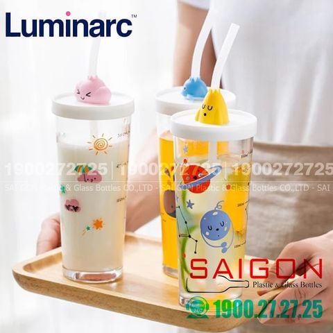 Ly Thủy Tinh Chia Vạch Luminarc Lille Scale 425ml | Tùy Chọn Hình Ngộ nghĩnh