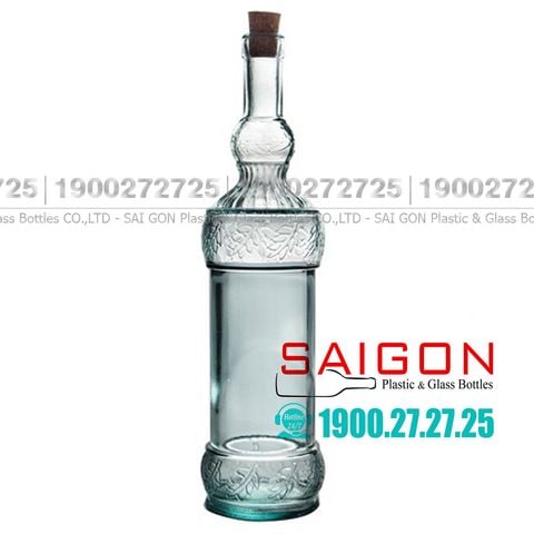 Chai Thủy Tinh Tái Chế Vidrios San Miguel BOTELLA LAUREL 750ml | VSM V5041 , Nhập Khẩu Tây Ban Nha