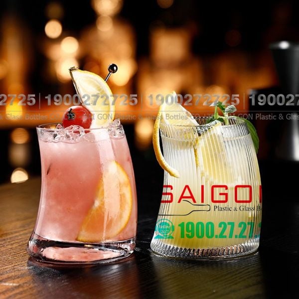 Ly Thủy Tinh INS Strip Bravura Rock Glass 330ml | INS 21134 , Thủy Tinh Cao Cấp