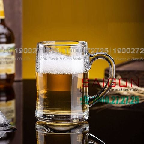 Ly Thủy Tinh Có Quai Union Beer Mug Glass 441ml | UG 397 , Nhập Khẩu Thái Lan