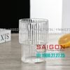 Ly Thủy Tinh Deli Stripes Empilable Rock Glass 180ml | Deli.TY7510-1 , Thủy Tinh Cao Cấp