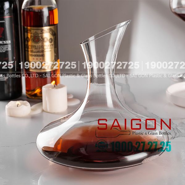 Bình Rót Rượu Pha Lê IDELITA Crystal Glass Wine Decanter 1500ml | IDELITA 11DC150