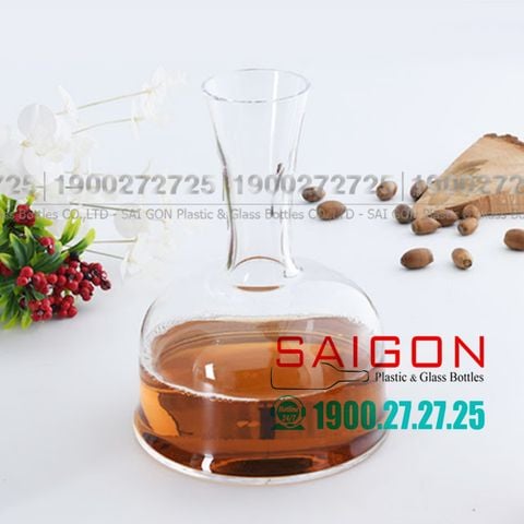 Bình Thủy Tinh pha lê Pasabahce Crystallin Helm carafe Glass 1500ml | Pasabahce 1205104 , Nhập Khẩu Thổ Nhĩ Kỳ