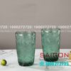 Ly Thủy Tinh Deli Summer Forest Green Hight Ball Glass 380ml | Deli DSKB164-2G , Thủy Tinh Cao Cấp