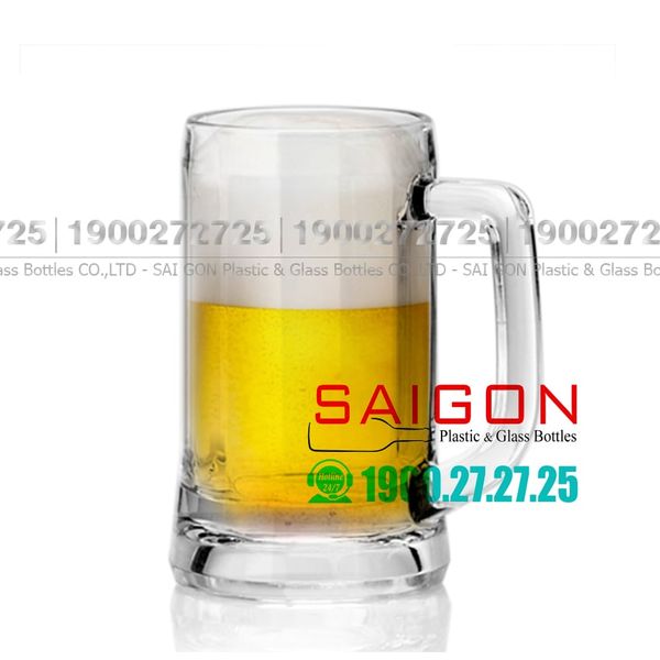 Ly Thủy Tinh Ocean Munich Beer Mug 355ml | Ocean P00840 , Nhập khẩu Thái lan