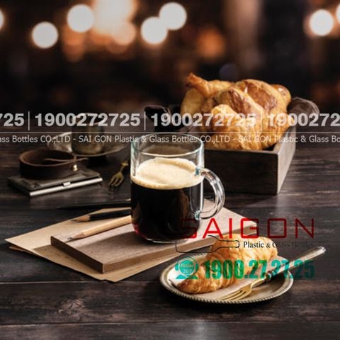 Ly Thủy Tinh Pasabahce Iconic Mug Glass 330ml | Pasabahce 1109816 , Nhập Khẩu Thổ Nhĩ Kỳ