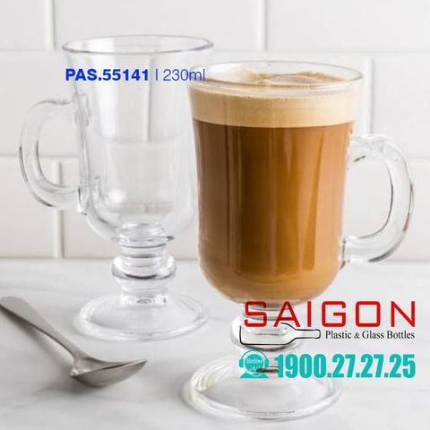 ly Thủy Tinh Pasabahce Irish Cofee 230ml | Pasabahce 55141 , Nhập Khẩu Thổ Nhĩ Kỳ