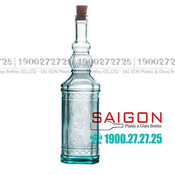 Chai Thủy Tinh Tái Chế Vidrios San Miguel BOTELLA MIGUELETE 47cm | VSM V5031 , Nhập Khẩu Tây Ban Nha