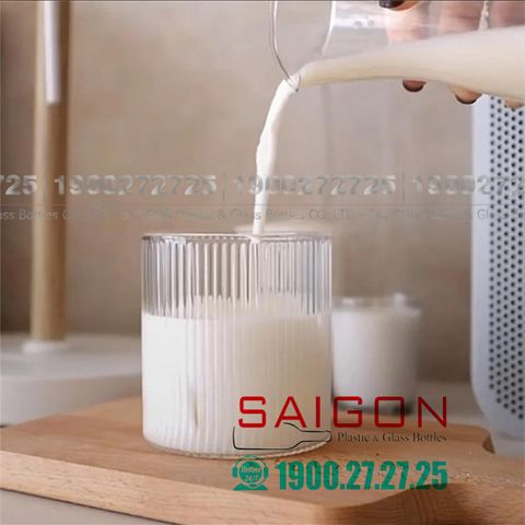 Ly Thủy Tinh Ocean Pulse Rock Glass 235ml | B24608 , Nhập Khẩu Thái Lan