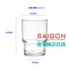 Ly Thủy Tinh Union Empilable Rock Glass 210ml | UG 388 , Nhập Khẩu Thái Lan