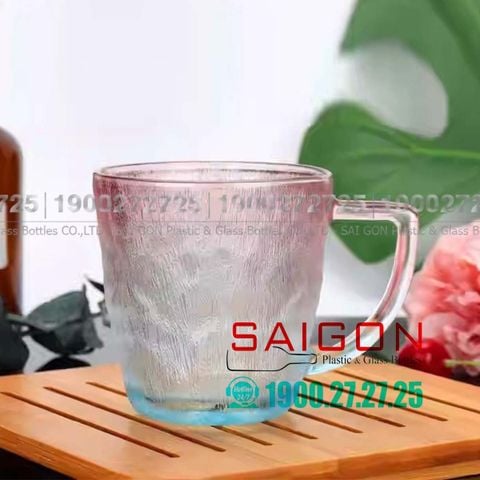 Ly Thủy Tinh Deli Soda Lime Blue Tea Cup Glass 260ml | Deli ZB047 , Thủy Tinh Cao Cấp