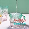 Ly Thủy Tinh Deli Soda Lime Blue Tea Cup Glass 260ml | Deli ZB047 , Thủy Tinh Cao Cấp