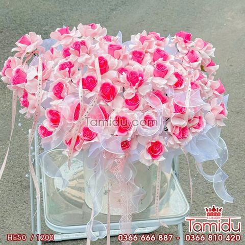 Chậu hoa Hồng Sáp Ecuador Cao Cấp