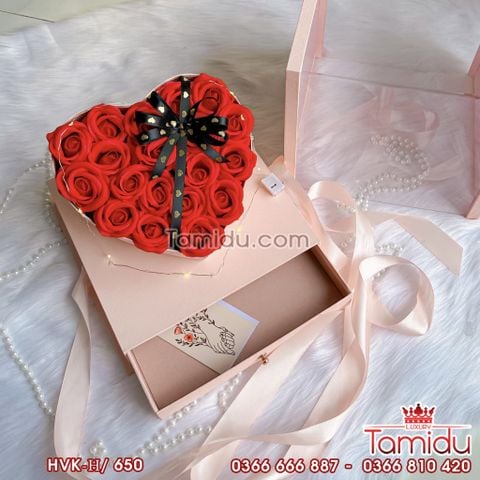 Hộp Tim Mika, Có Ngăn Quà Cao Cấp