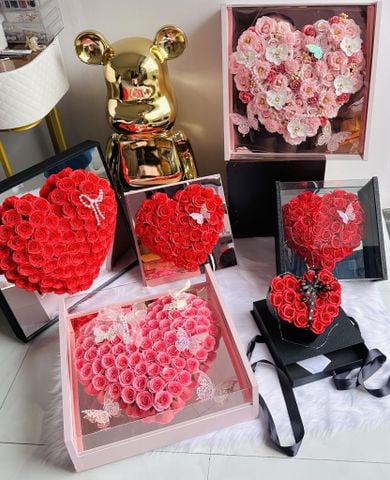 Hộp Tim Mika, Có Ngăn Quà Cao Cấp