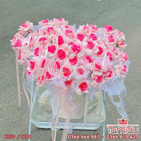 Chậu hoa Hồng Sáp Ecuador Cao Cấp
