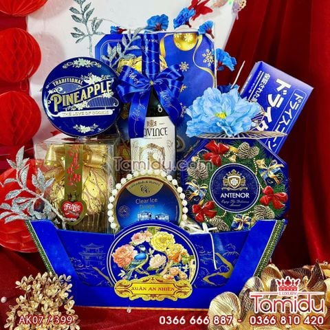 Set Thuyền Quà Tết An Nhiên - Chúc Tết An Lành và Hạnh Phúc