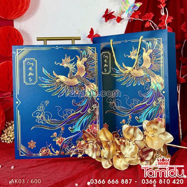 Set Giỏ Quà Cung Hỷ Phát Tài - Quà Tết Cầu Phúc, May Mắn