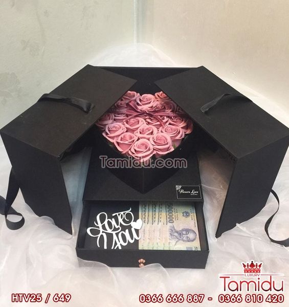 HỘP TRÁI TIM MỞ HOA SÁP THƠM ĐẸP NHẤT - MÓN QUÀ TỎ TÌNH TUYỆT VỜI