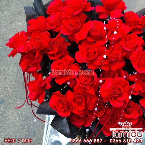 Chậu hoa Hồng Sáp Ecuador Cao Cấp