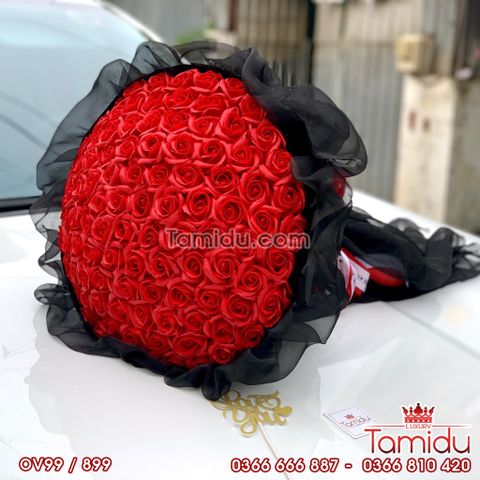 bó hoa sáp 99 bông