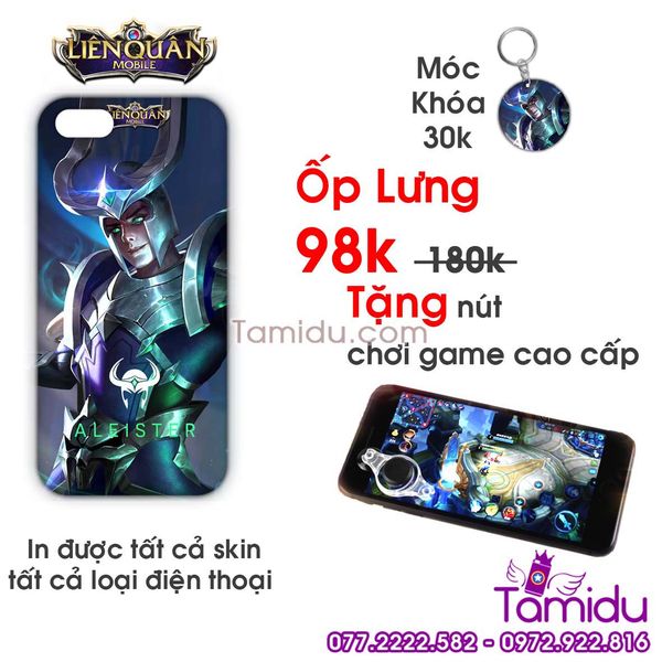Ốp Lưng Liên Quân ALEISTER - Ốp Lưng ALEISTER