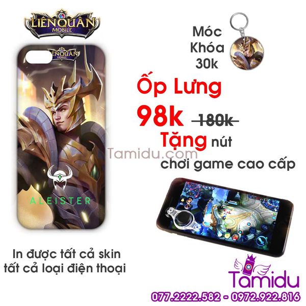 Ốp Lưng Liên Quân ALEISTER - Ốp Lưng ALEISTER