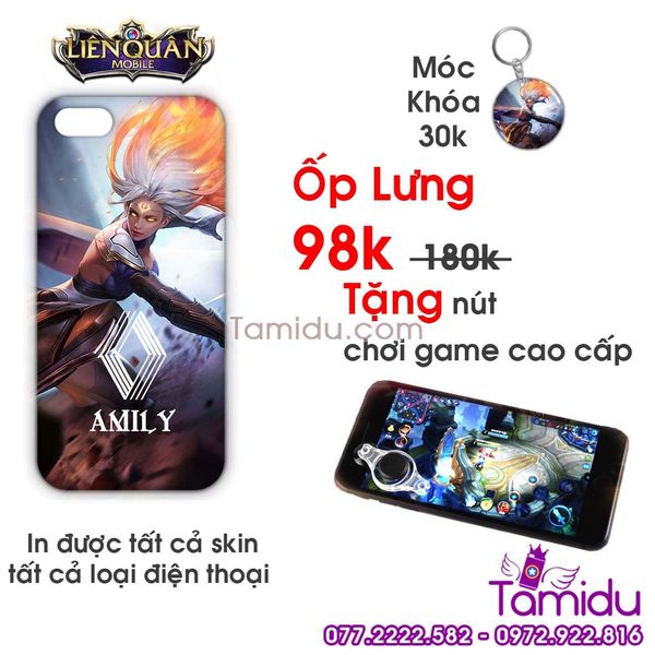 Ốp Lưng Liên Quân Amily hay Ốp Lưng Amily