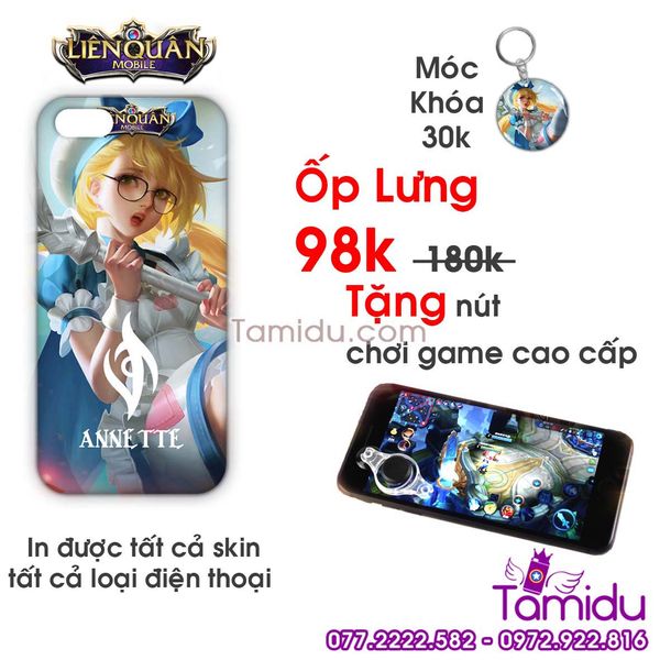 Ốp Lưng Liên Quân Annette hay Ốp Lưng Annette