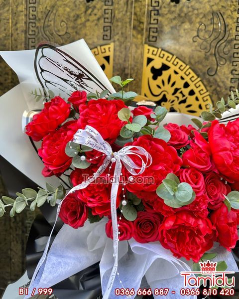 Bó Hoa sáp Cánh Bướm Xòe hotrend B1