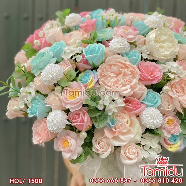 Hộp Hoa Sáp Mix Màu