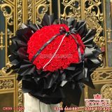 Bó Hoa Hồng Sáp Tròn 99 Bông Gói Kiều Công Chúa